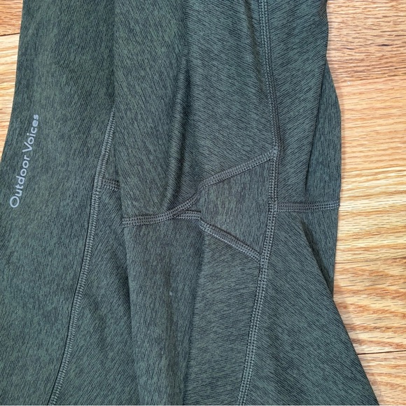 Outdoor Voices Spring 7/8 Colorblocked Legging - L - Green/Cream/Gray - Picture 4 of 4